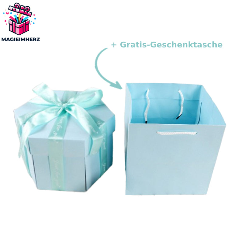 Blaue Zauberbox + Gratistasche