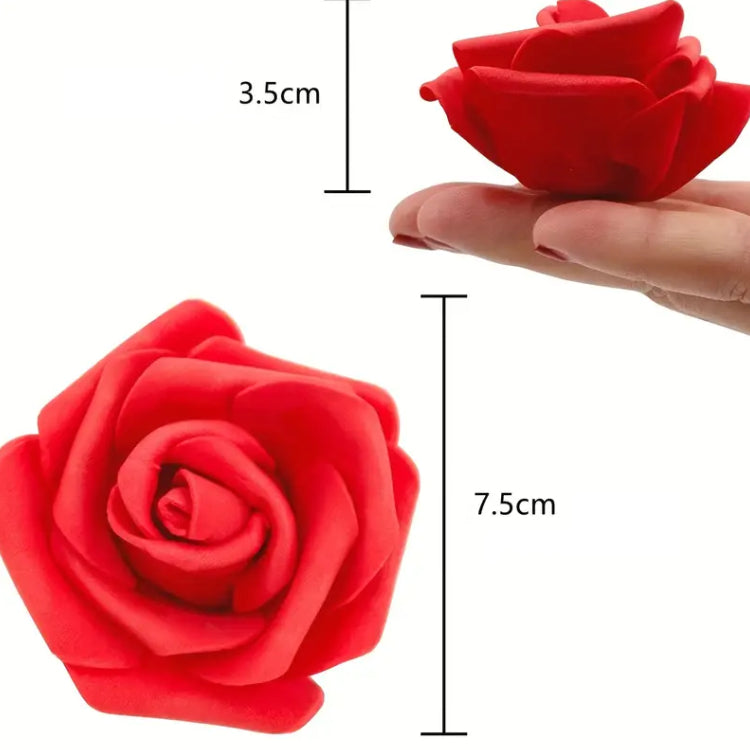 10 rote Zauberrosen